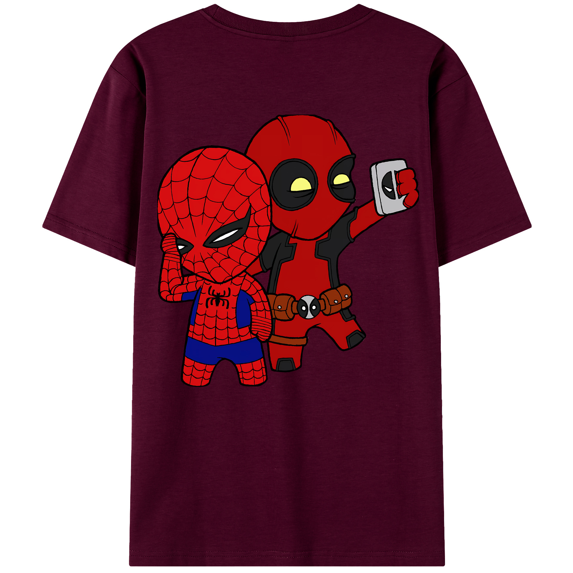 （画像用） Deadpool デッドプール レディース半袖Tシャツ(バックプリント)